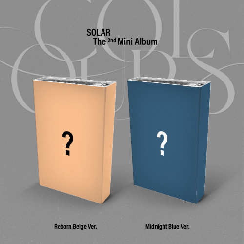 [SOLAR] 2nd MINI ALBUM COLOURS Reborn beige / Midnight Blue Ver. (random)